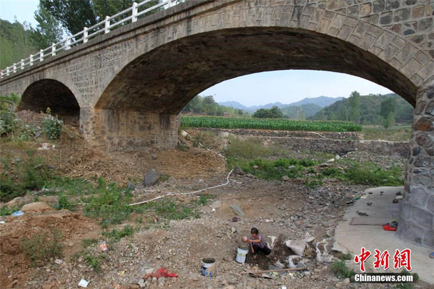 Henan und Shaanxi auf dem Trockenen