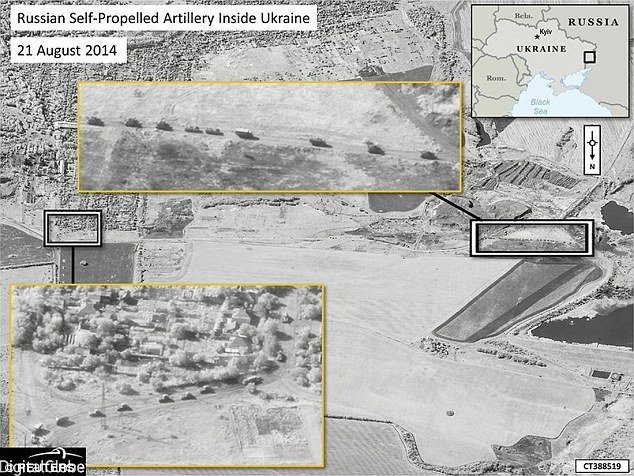 Satellitenbilder sollen russische ?Invasion“ in die Ukraine beweisen