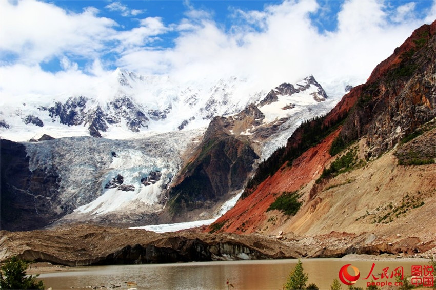 Pr?chtiger Midui-Gletscher in Tibet