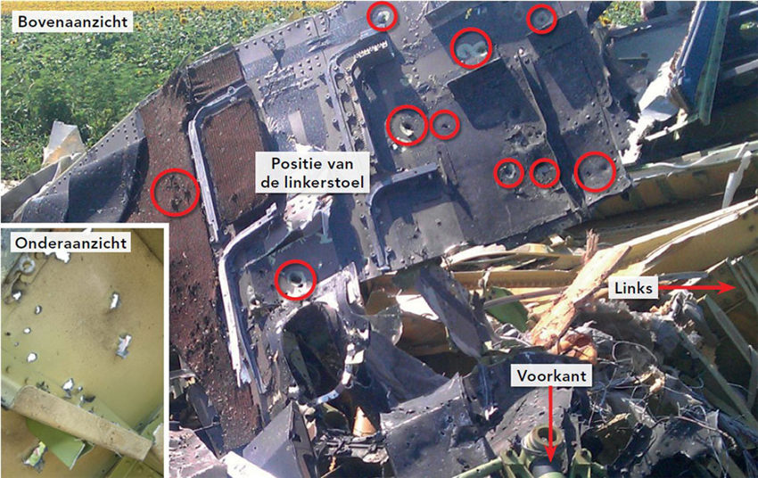 Zwischenbericht zum MH17-Absturz: Von Objekten "durchl?chert"
