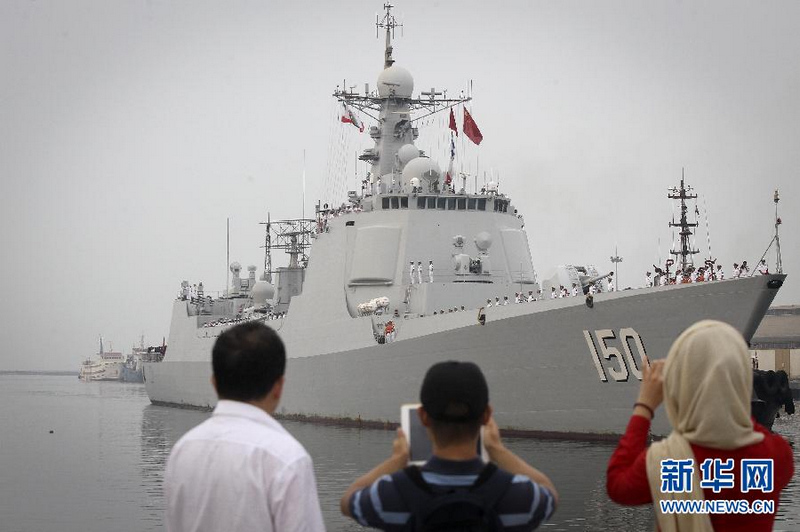 Chinas Kriegsschiffe zum Man?ver im Persischen Golf