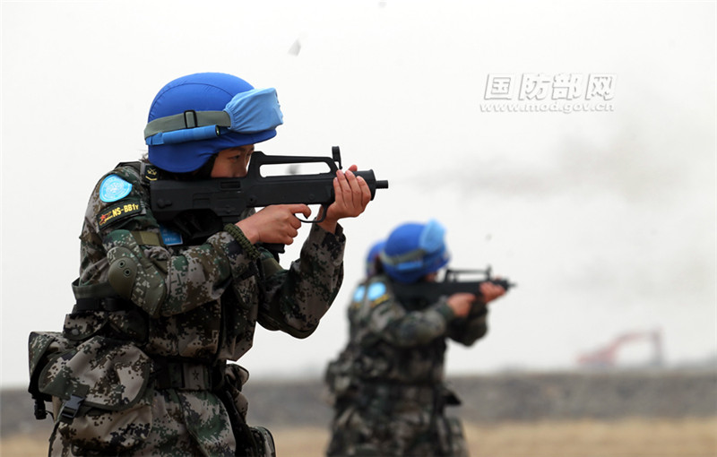 Chinas erste weibliche Friedenstruppe