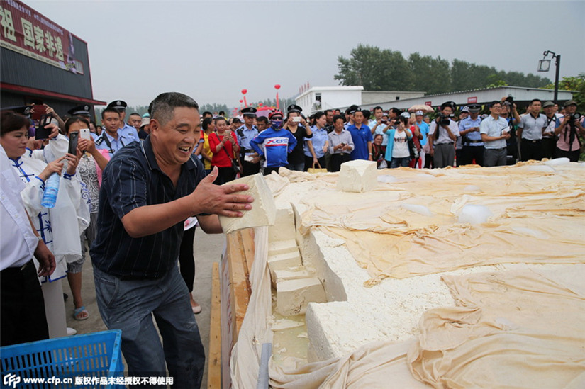 Riesen-Tofu in Anhui