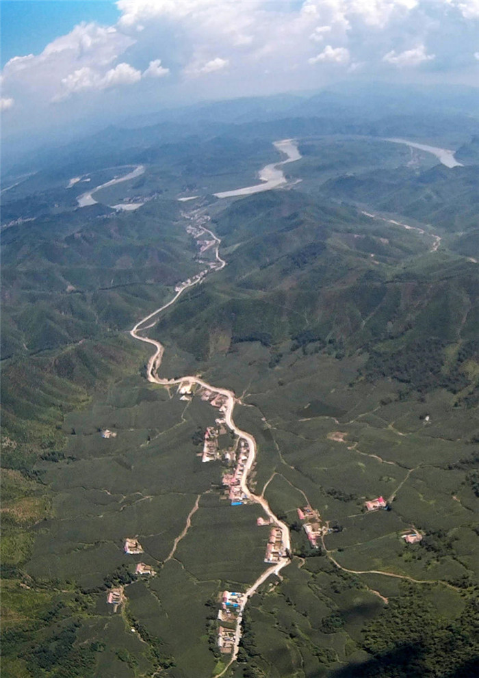 Chinas erster Einschlagkrater aus der Luft