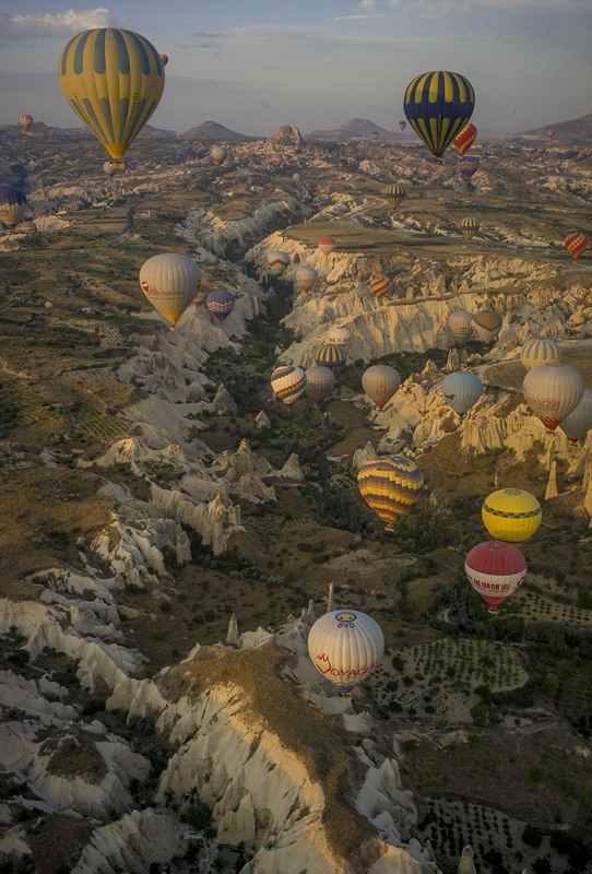 Im Hei?luftballon über Kappadokien