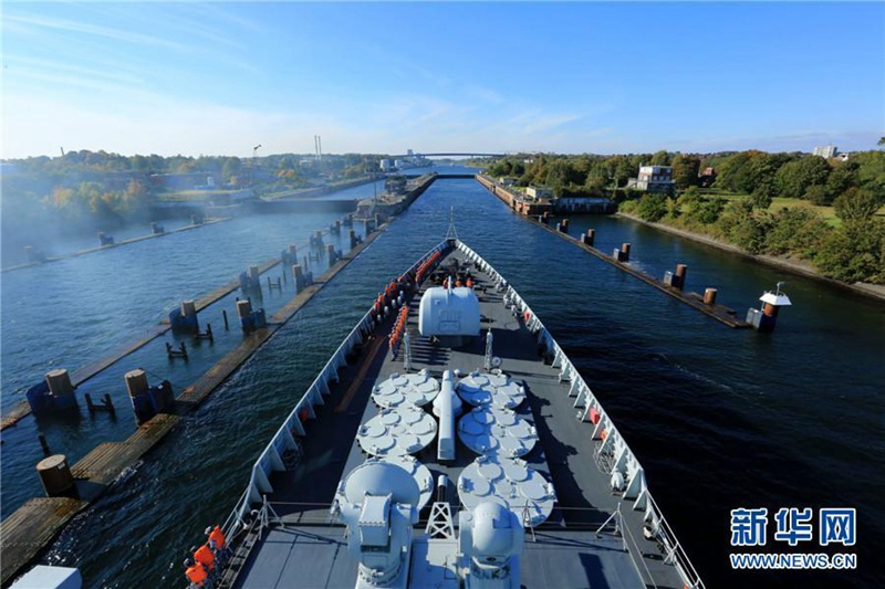 Chinesische Flotte f?hrt erstmals durch den Kieler Kanal