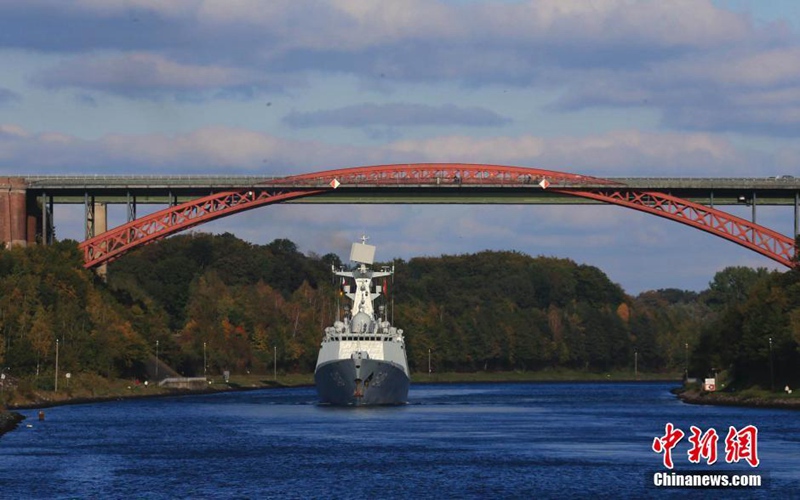 Chinesische Flotte f?hrt erstmals durch den Kieler Kanal