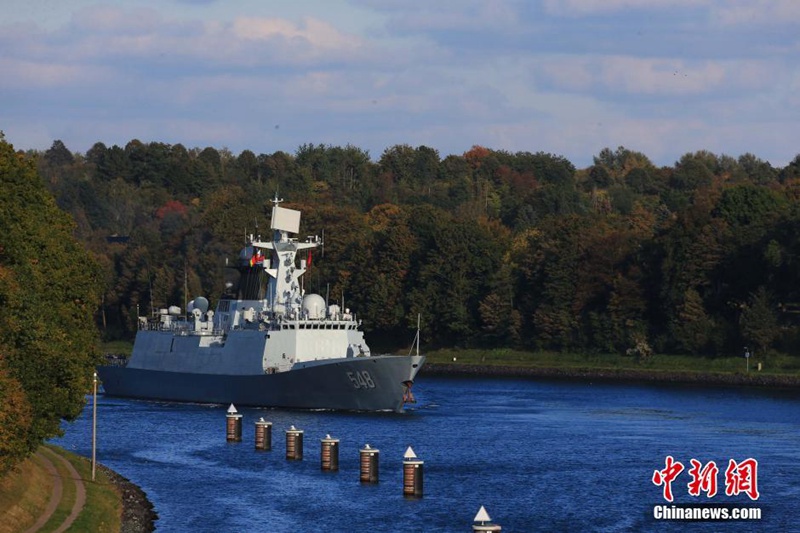 Chinesische Flotte f?hrt erstmals durch den Kieler Kanal