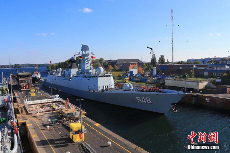 Chinesische Flotte f?hrt erstmals durch den Kieler Kanal