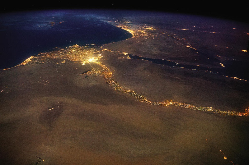 Die Erde aus der Perspektive eines Astronauten