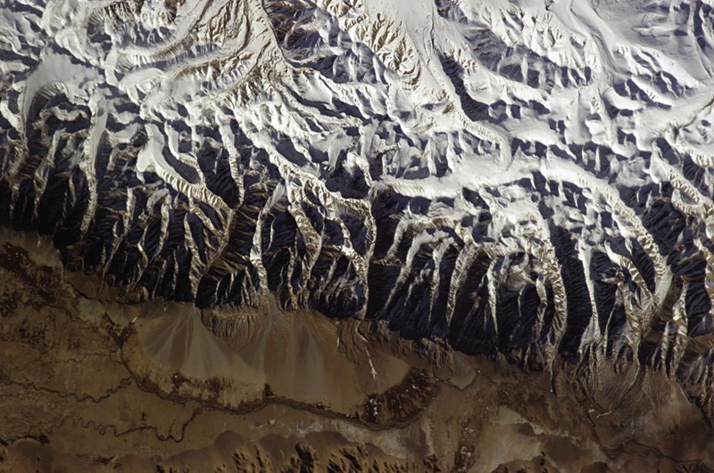 Die Erde aus der Perspektive eines Astronauten