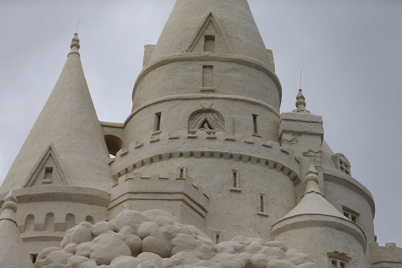 USA bauen welth?chste Sandskulptur