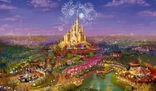 überblick über den Disneyland-Park Shanghai