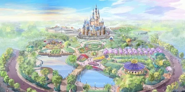 überblick über den Disneyland-Park Shanghai