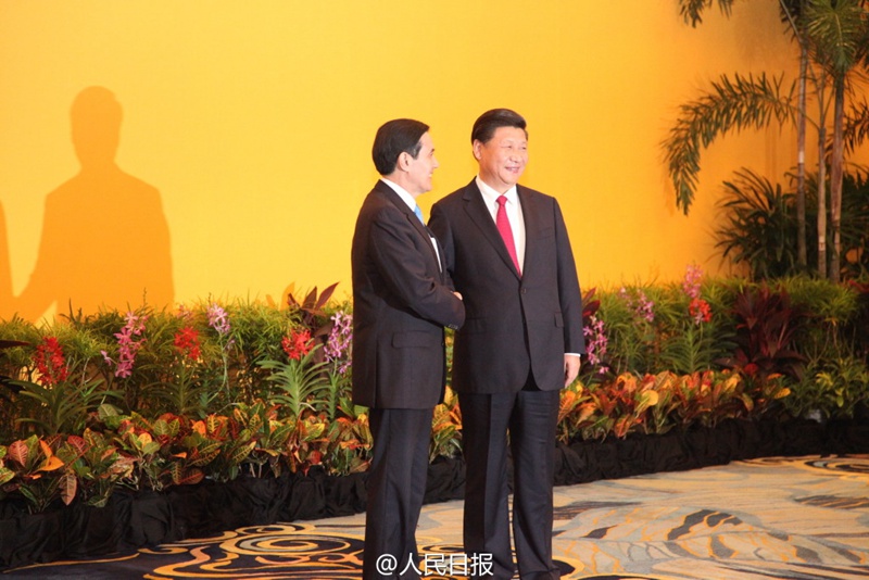 Historisches Treffen zwischen Xi und Ma in Singapur