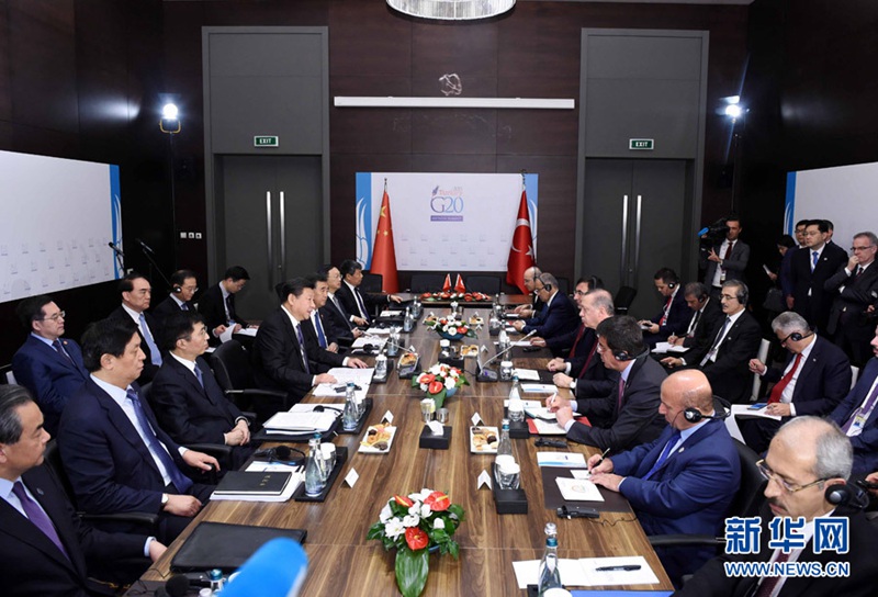Xi trifft den türkischen Pr?sidenten