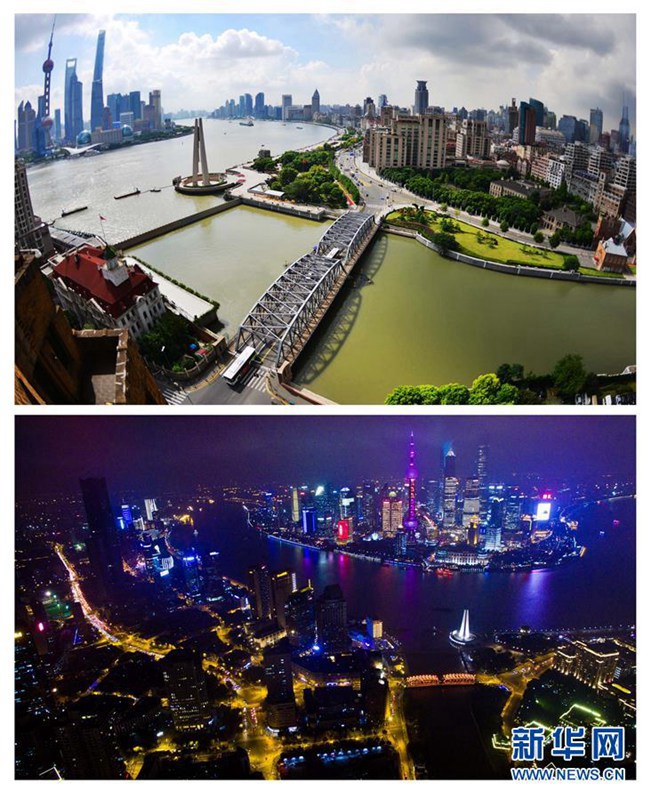 Der Geburtsort der Shanghaier Kultur aus der Luft