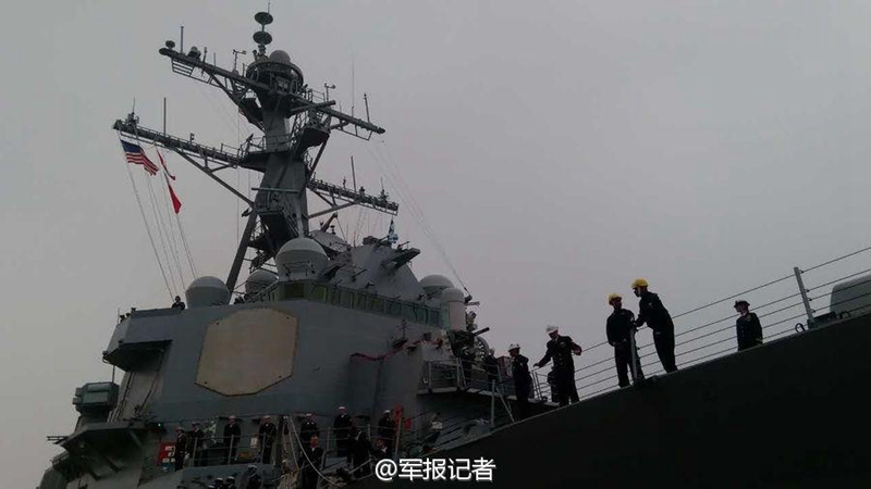 US-Kriegsschiff besucht Shanghai