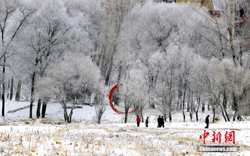 Frostiges Naturschauspiel in Jilin