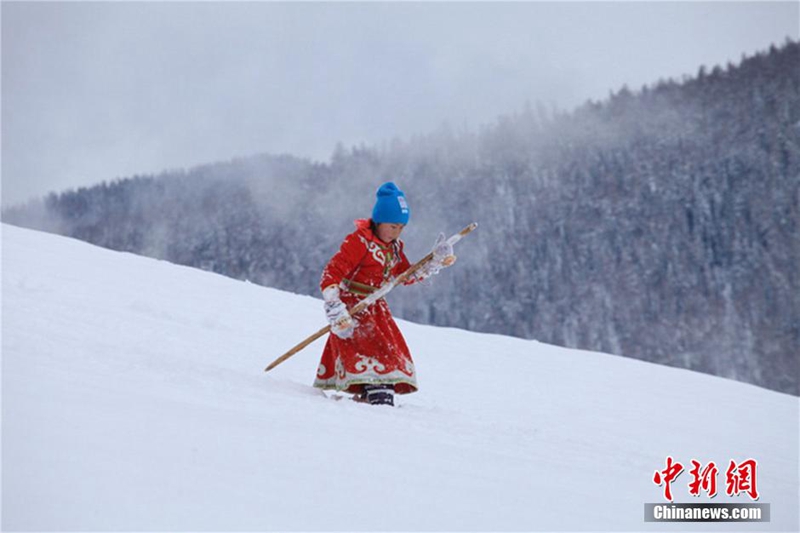 Schneewei?es M?rchenland in Xinjiang