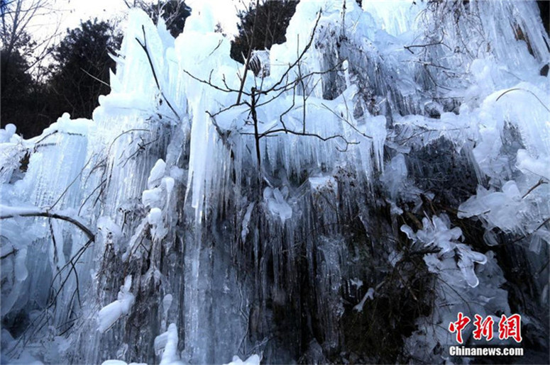 Eislandschaft in Henan