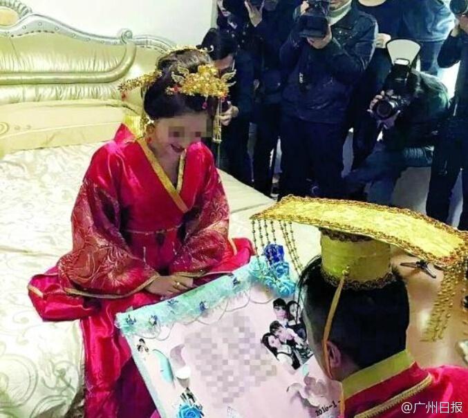 Protzige Hochzeit in Guangdong