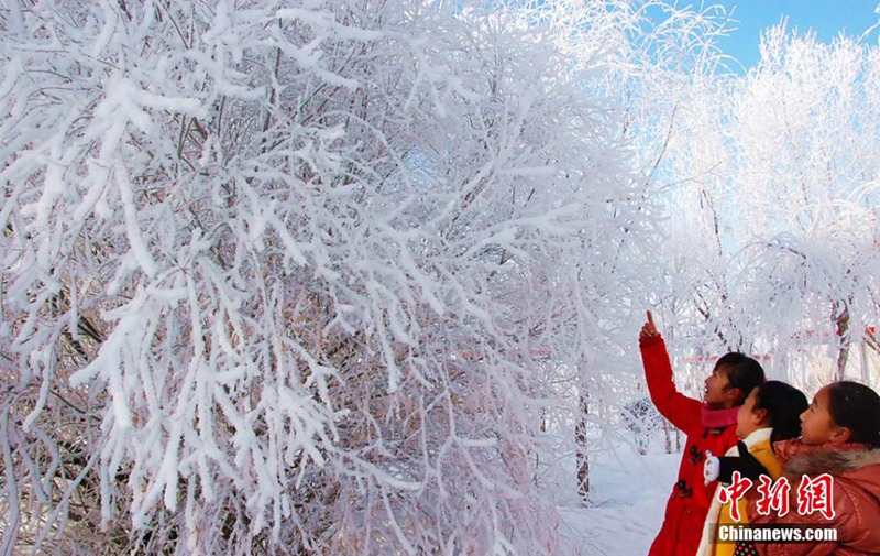 Schneewei?es M?rchenland in Gansu