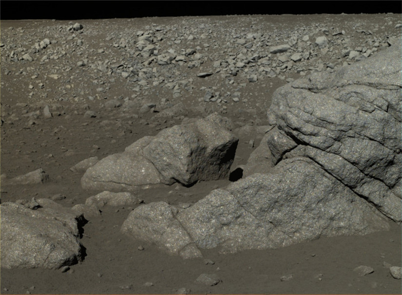 Farbige HD-Bilder aus der ?Chang’e 3“-Mondsonde ver?ffentlicht