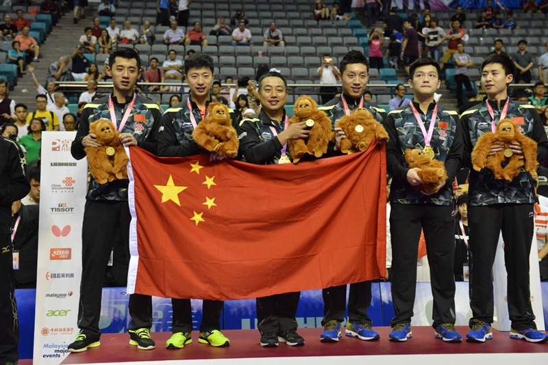 Achtmal in Folge: China wird erneut Tischtennisweltmeister 
