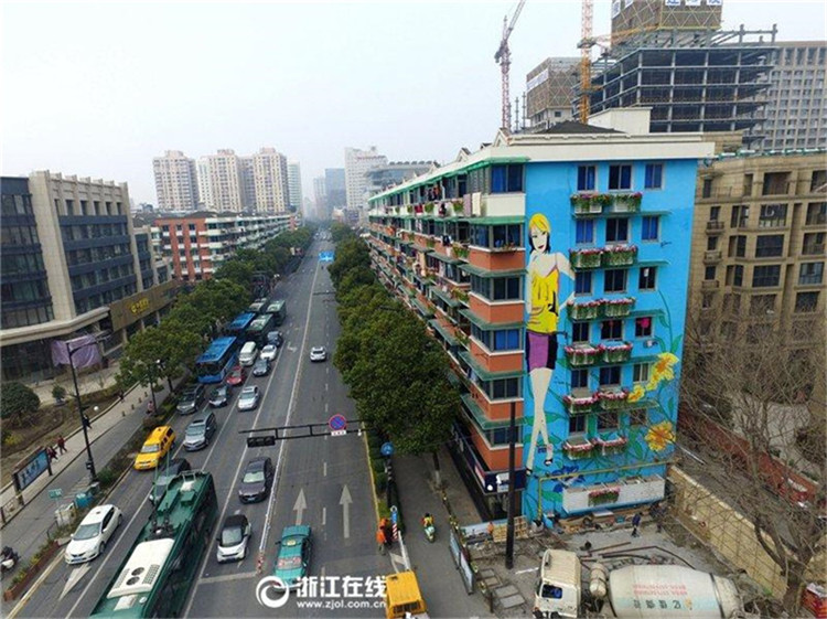 Alte Wohngeb?ude in Hangzhou erstrahlen in neuem Gewand