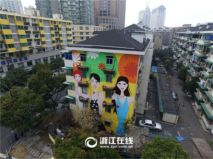 Alte Wohngeb?ude in Hangzhou erstrahlen in neuem Gewand