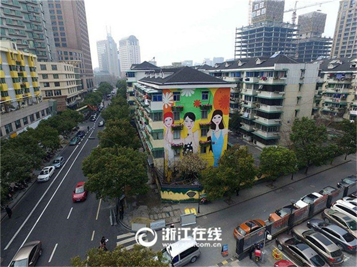 Alte Wohngeb?ude in Hangzhou erstrahlen in neuem Gewand