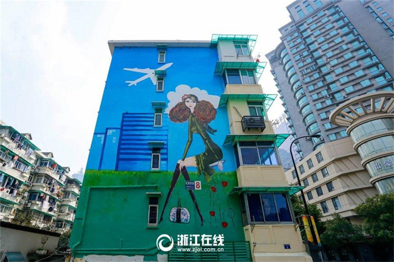 Alte Wohngeb?ude in Hangzhou erstrahlen in neuem Gewand