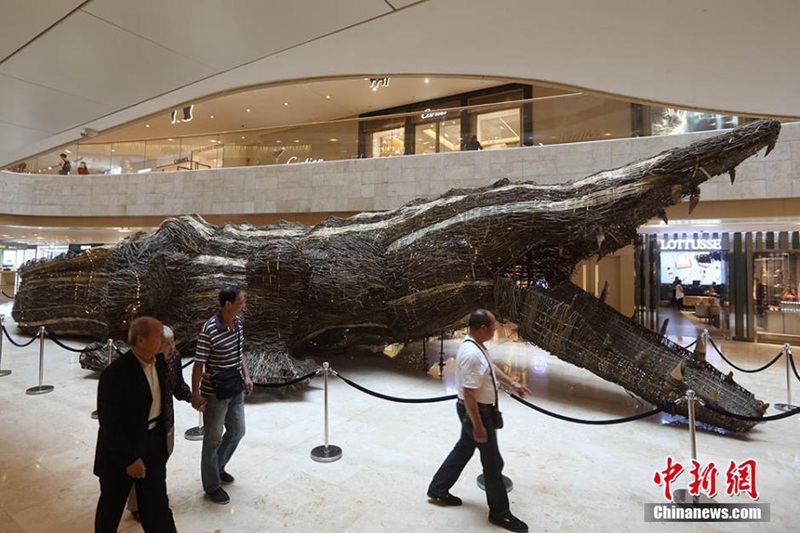 ?Riesenkrokodil“ treibt in Nanjing sein Unwesen