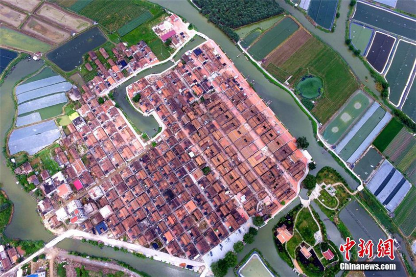 Luftbilder: Wasserdorf in Fujian