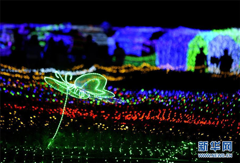 Fantastische Lichtschau in Taiyuan