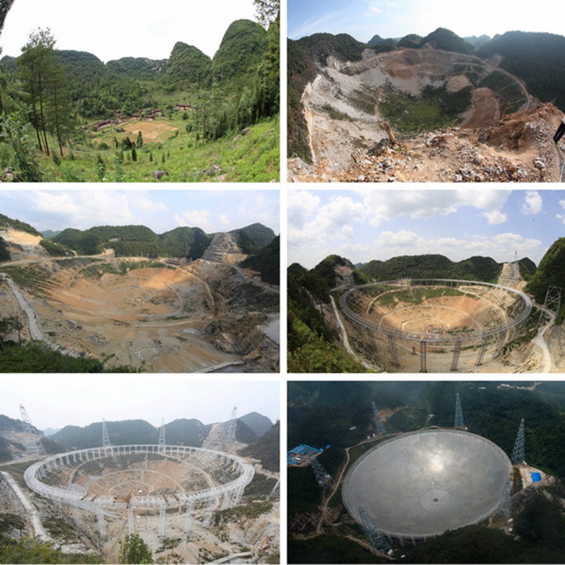 Fertigstellung des weltgr??ten Radioteleskops in China