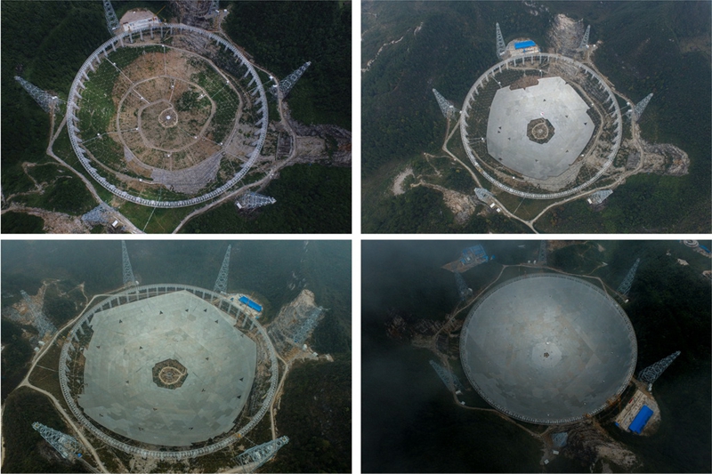 Fertigstellung des weltgr??ten Radioteleskops in China