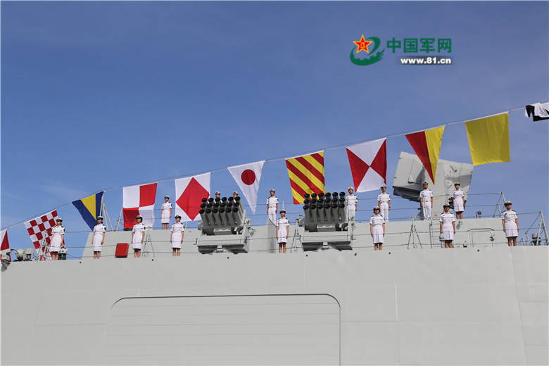 Schiffstaufe des neuen Lenkwaffenzerst?rers ?Yinchuan“