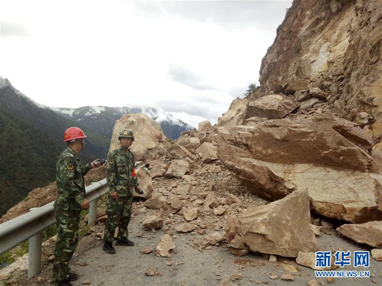 Erdrutsche in Tibet legen Verkehr lahm