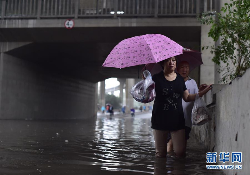 Starke Regenf?lle in Nordchina