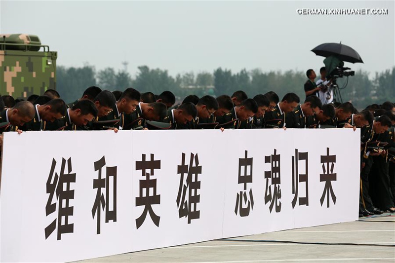 Rückführung der chinesischen UN-Friedensw?chter nach Zhengzhou