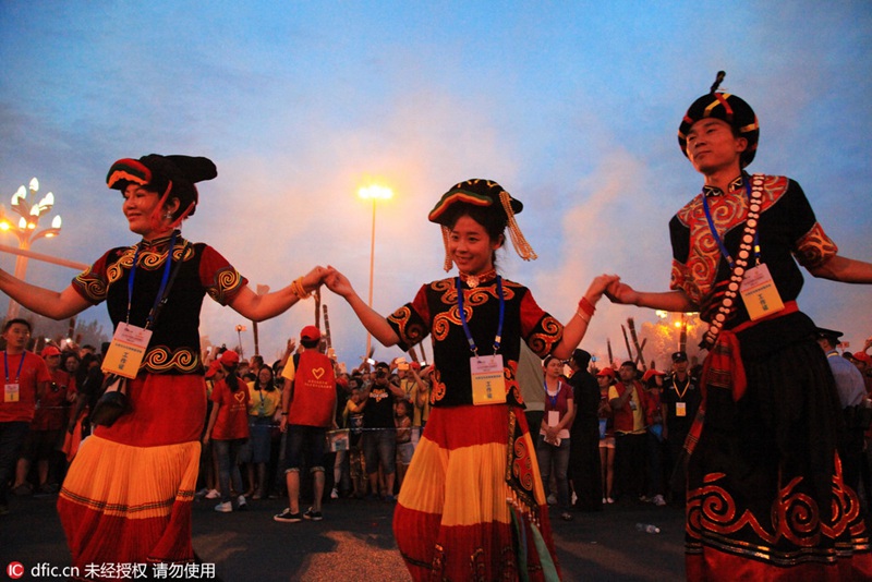 Xichang feiert das Fackelfest 