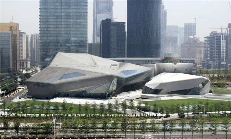 Fantastisches Geb?ude mit surrealer Pr?gung in Shanghai