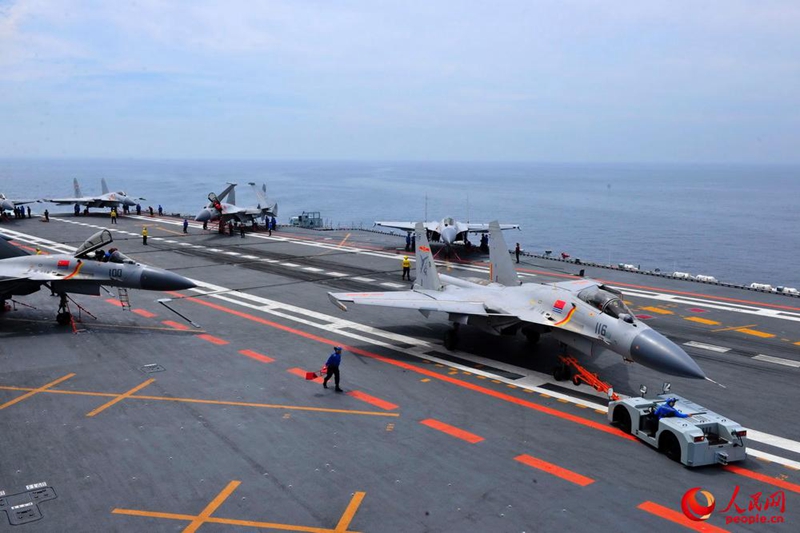 Chinesische Marine intensiviert Training der Flugzeugtr?ger-Piloten