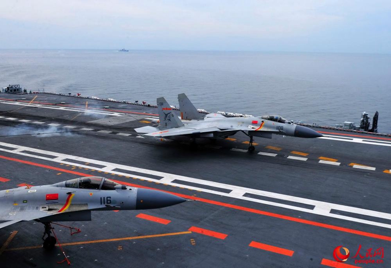 Chinesische Marine intensiviert Training der Flugzeugtr?ger-Piloten