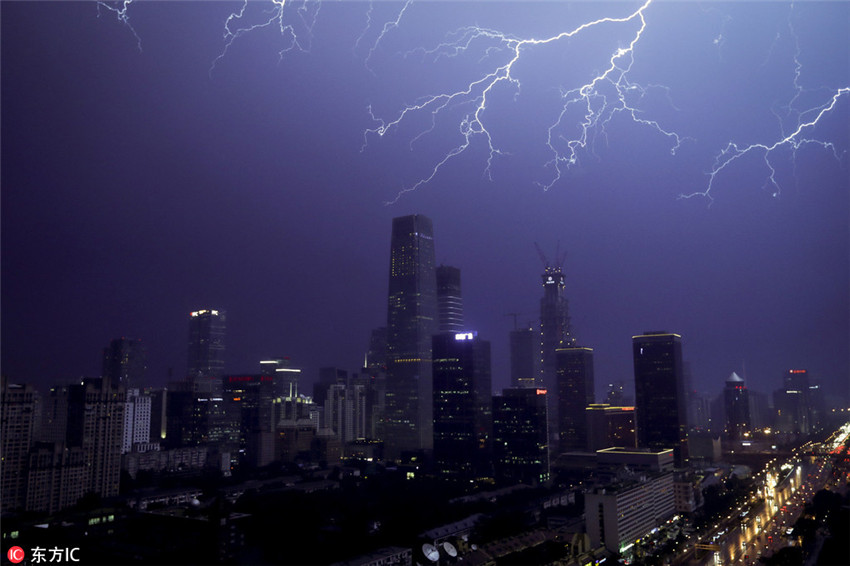 Regenstürme überziehen Beijing