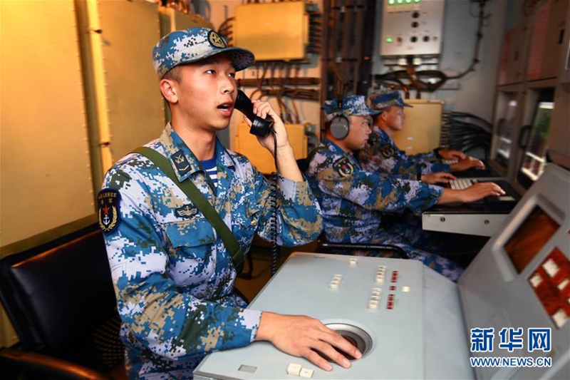 Gemeinsames Man?ver von chinesischer und russischer Marine in vollem Gang