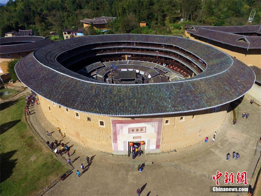 Luftbilder: Traditionelle Lehmgeb?ude in Fujian