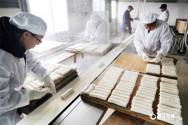 K?stliche Neujahrskuchen aus Jiashan in Zhejiang